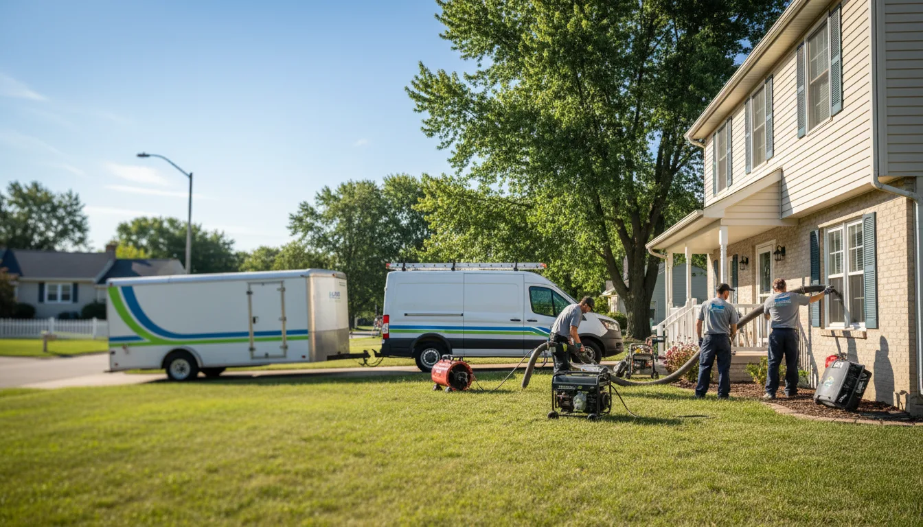 Flooded Basement Restoration And Cleanup With Repair in Fairmount, ND near me